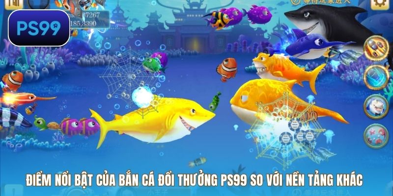 Điểm nổi bật của bắn cá đổi thưởng PS99 so với nền tảng khác