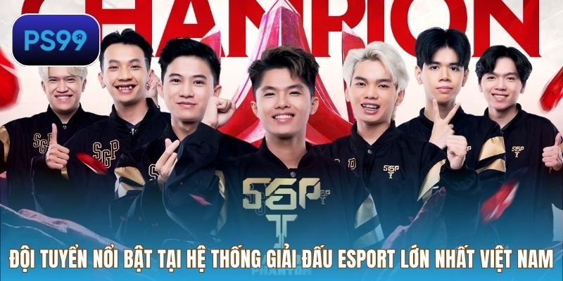 Đội tuyển nổi bật tại hệ thống giải đấu esport lớn nhất việt nam